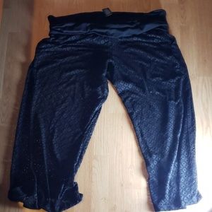 Womens plus lace swim over up pants